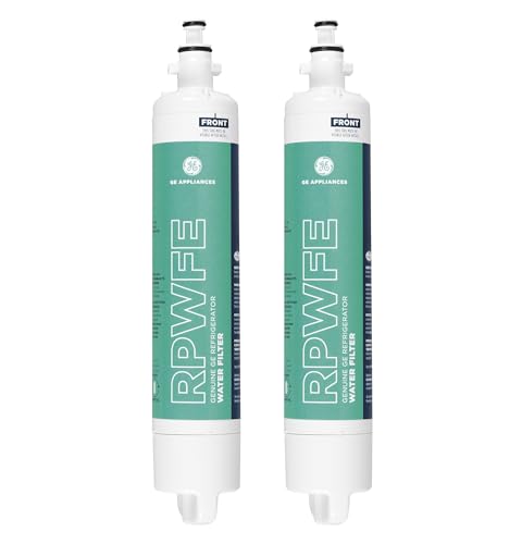 GE RPWFE Refrigerator Water Filter, Genuine Replacement Filter, Certified to Reduce Lead, Sulfur, and 50+ Other Impurities, Replace Every 6 Months for Best Results, Pack of 2 - Image 2
