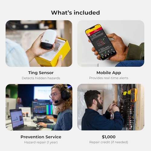 Ting Fire Electrical Fire Prevention Sensor & Service - Residential Use Only - 12 Months of Required Service Included - Home Fire Safety - Image 5