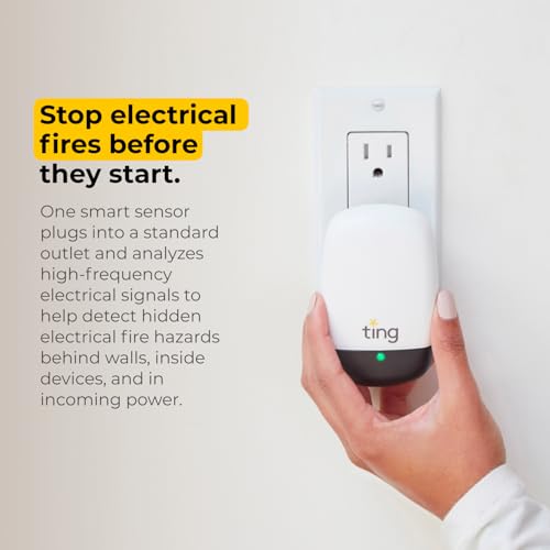 Ting Fire Electrical Fire Prevention Sensor & Service - Residential Use Only - 12 Months of Required Service Included - Home Fire Safety - Image 3
