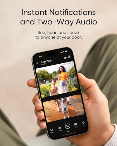 eufy Security Video Doorbell E340,No Subscription,Dual Cameras,2K FHD,Head-to-Toe View, Doorbell Camera Wireless & Wired, Color Night Vision, Two-Way Talk, AI Motion/Package Detection, Built-in 8GB - Image 6