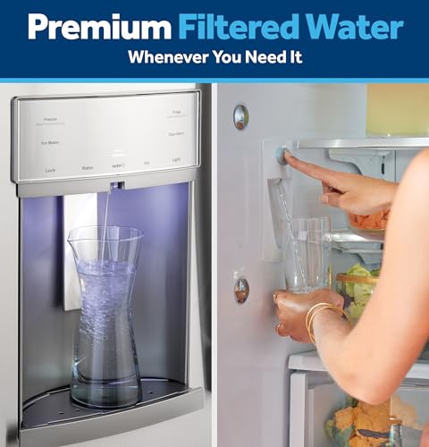 GE RPWFE Refrigerator Water Filter, Genuine Replacement Filter, Certified to Reduce Lead, Sulfur, and 50+ Other Impurities, Replace Every 6 Months for Best Results, Pack of 2 - Image 5