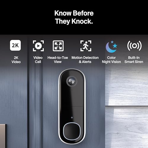 Arlo Video Doorbell 2K (2nd Gen, Latest Release), Wireless or Wired Option, 2-Way Audio, Night Vision, Head to Toe Video View, Package Detection, Person & Vehicle Recognition, 1-Month Secure Plan - Image 6
