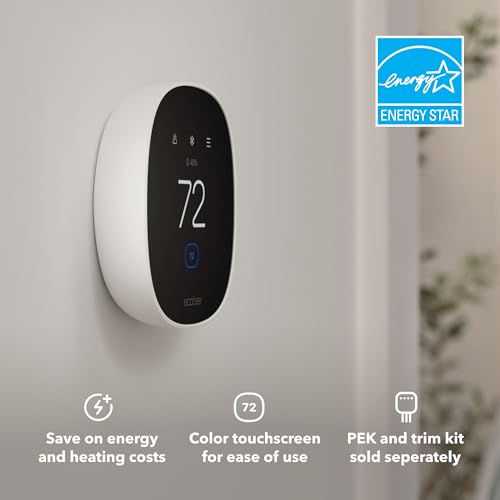 ecobee Smart Thermostat Essential - Energy Star Certified programmable Wi-Fi Thermostat - Works with Siri, Alexa, and Google Assistant - Image 3
