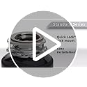 InSinkErator Badger 5 Garbage Disposal with Power Cord, Standard Series 1/2 HP Continuous Feed Food Waste Disposer, Badger 5 W/C, No Size, Black/Gray - Image 8