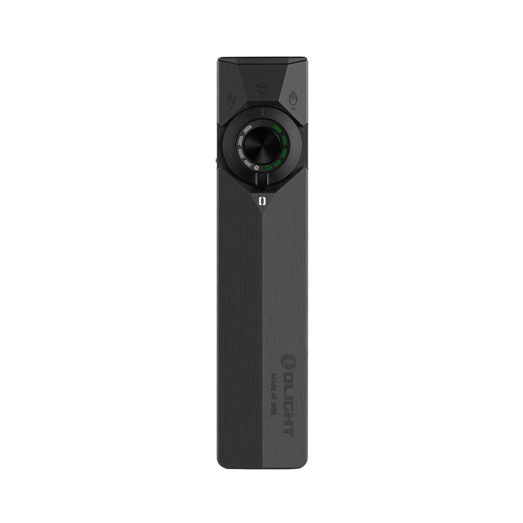 OLIGHT ArkPro Ultra EDC Flat Flashlight, Rechargeable Portable Flash Light, 1700 Lumens with White LED, UV and Green Beam for Working, Emergency, Camping, Everyday Carry (Onyx Black) - Image 1