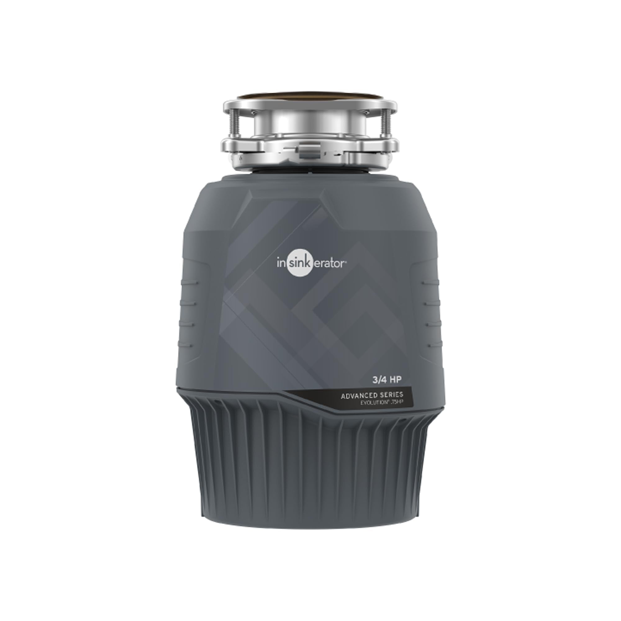 InSinkErator EVOLUTION 0.75HP 3/4 HP, Advanced Series EZ Connect Continuous Feed Food Waste Garbage Disposal, Gray - Image 1