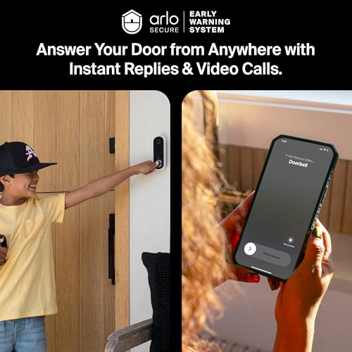 Arlo Video Doorbell 2K (2nd Gen, Latest Release), Wireless or Wired Option, 2-Way Audio, Night Vision, Head to Toe Video View, Package Detection, Person & Vehicle Recognition, 1-Month Secure Plan - Image 7