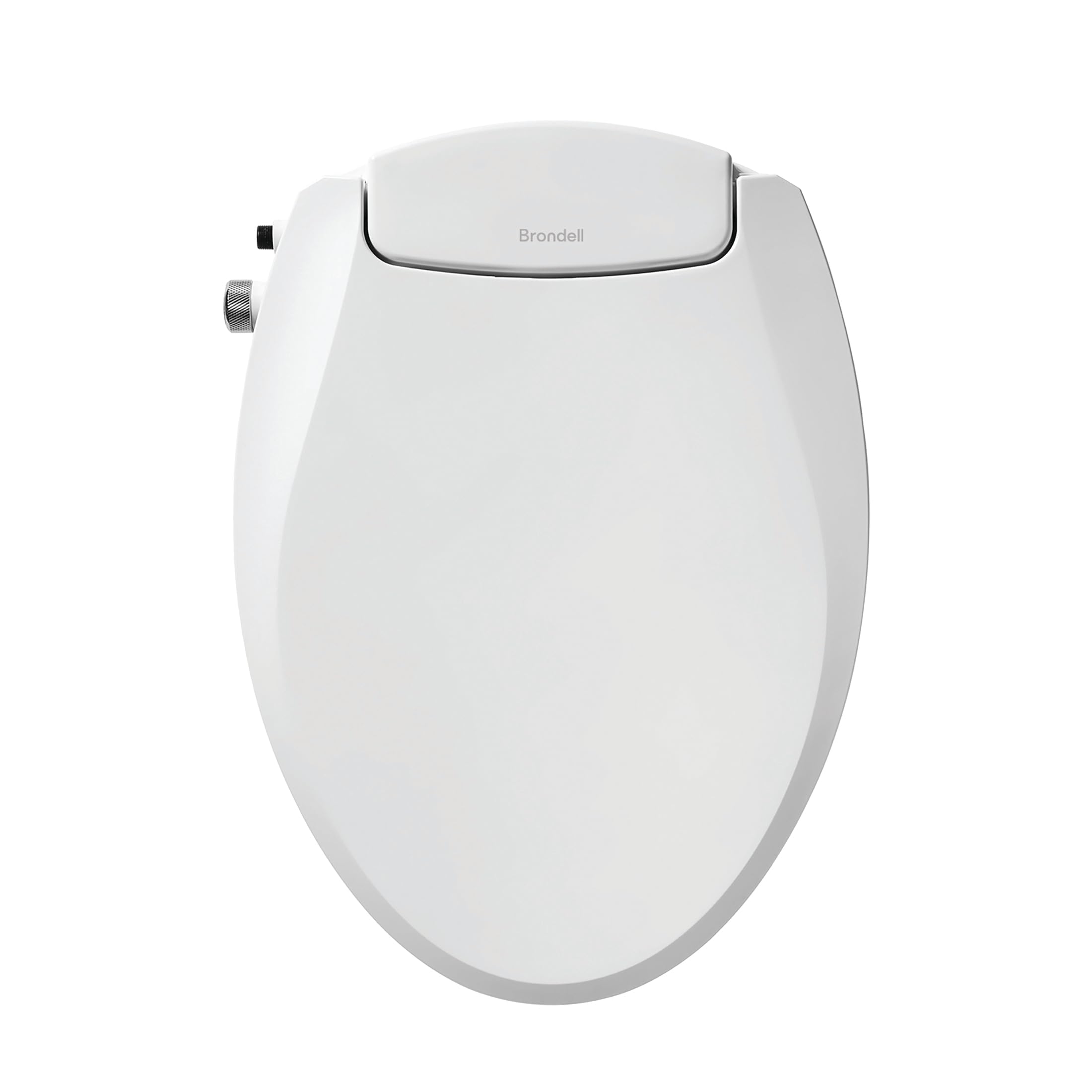 Brondell Bidet Toilet Seat Non-Electric Swash Ecoseat, Fits Elongated Toilets, White - Dual Nozzle System, Ambient Water Temperature - Bidet with Easy Installation - Image 1