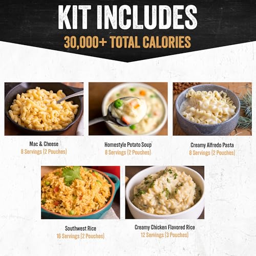 Ready Hour 120 Serving Entree Bucket-Freeze Dried Emergency Food Supply-Survival Meals with Long Shelf Life-Prepper Essentials for Disaster, Camping, Hiking, or Outdoor Use - Image 7