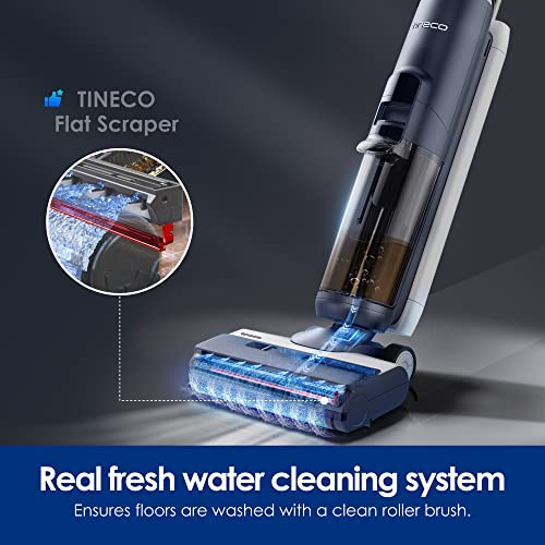 Tineco Floor ONE S5 Smart Cordless Wet Dry Vacuum Cleaner and Mop for Hard Floors, Digital Display, Long Run Time, Great for Sticky Messes and Pet Hair, Space-Saving Design, Blue - Image 7