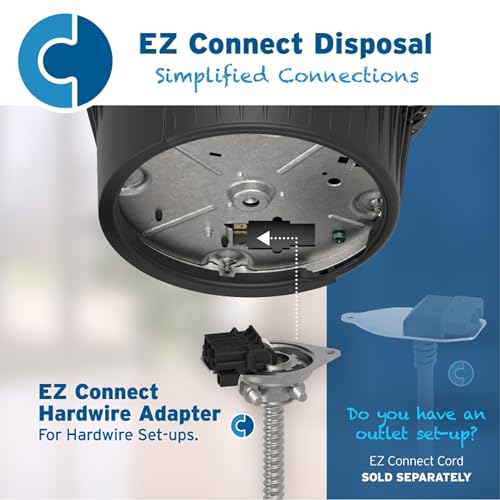 InSinkErator EVOLUTION 0.75HP 3/4 HP, Advanced Series EZ Connect Continuous Feed Food Waste Garbage Disposal, Gray - Image 6