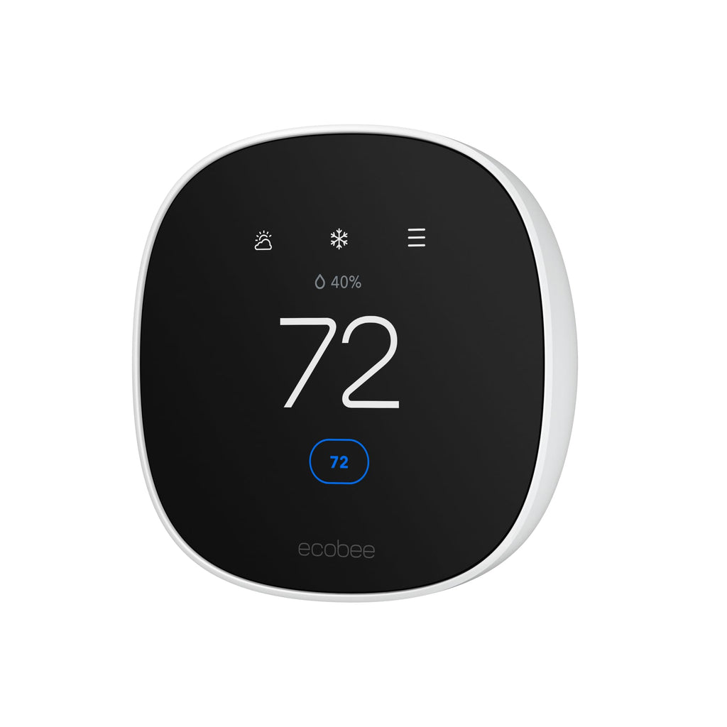 ecobee Smart Thermostat Essential - Energy Star Certified programmable Wi-Fi Thermostat - Works with Siri, Alexa, and Google Assistant - Image 1