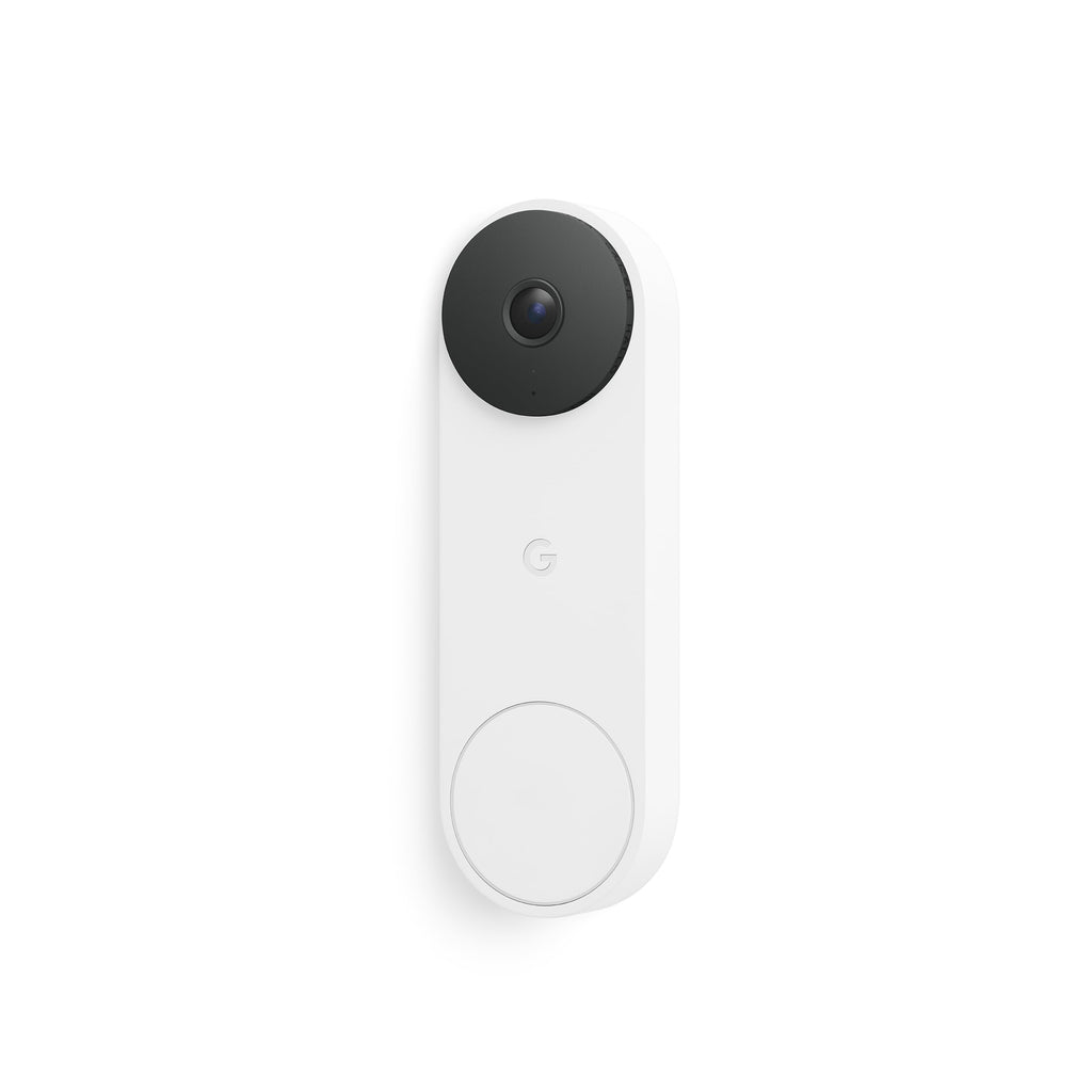 Google Nest Doorbell (Wired, 3rd Gen) - 2K Video and Gemini, Live View, Night Vision, 2-Way Audio - Works with Google Home - 2025 Model - Snow - Image 1