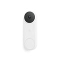 Google Nest Doorbell (Wired, 3rd Gen) - 2K Video and Gemini, Live View, Night Vision, 2-Way Audio - Works with Google Home - 2025 Model - Snow - Image 1