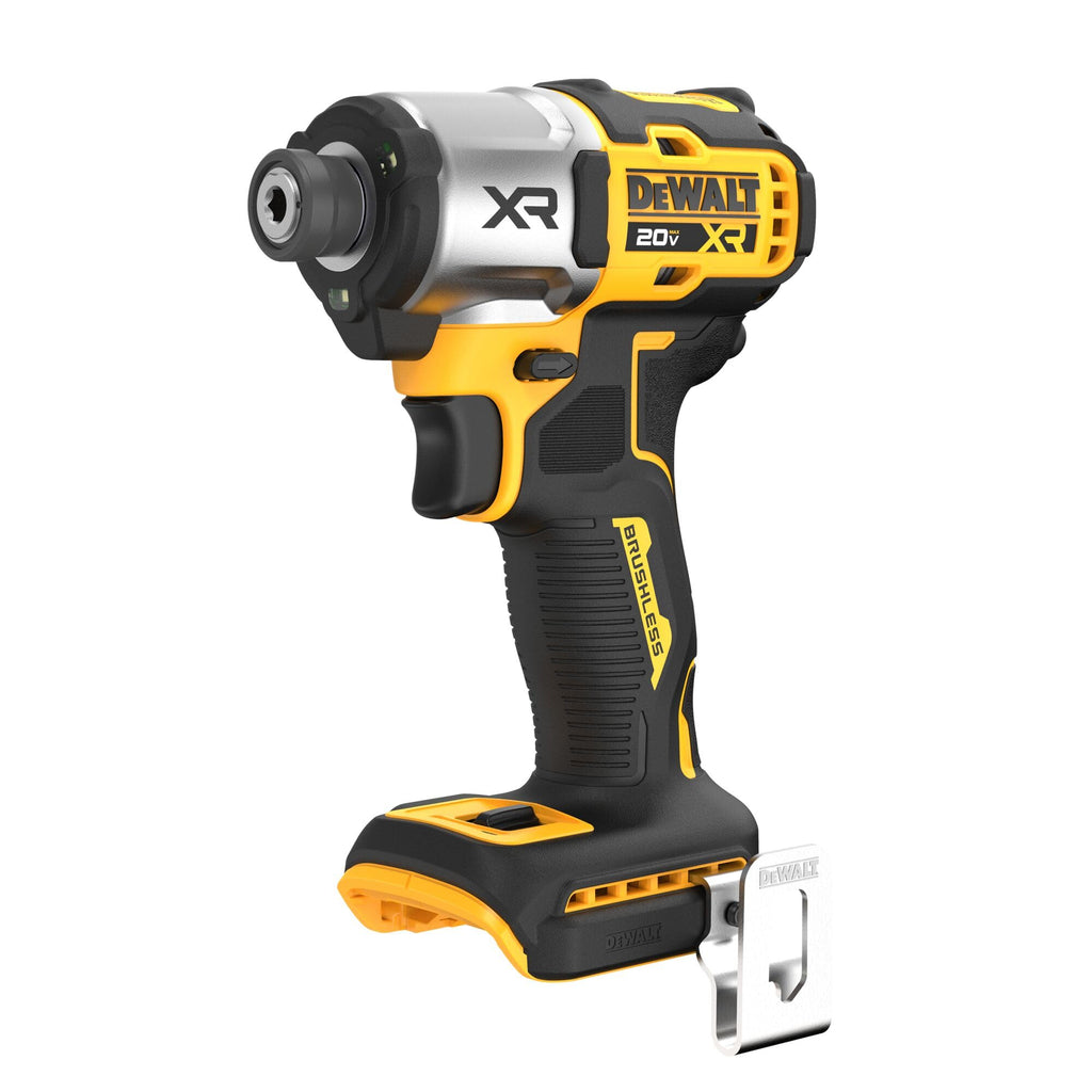 DEWALT 20V MAX XR Impact Driver, 1/4 Inch High Torque Brushless 3 Speed Premium Cordless with LED Light, Extended Runtime, Tool Only (DCF845B) - Image 1