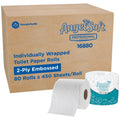 Angel Soft Professional Series by Georgia-Pacific PRO 2-Ply Embossed Toilet Paper, White, Individually Wrapped, 450 Sheets Per Roll, 80 Toilet Tissue Rolls Per Case, 16880 - Image 1